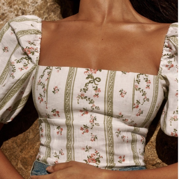 Reformation Linen Top - Picture 3 of 6